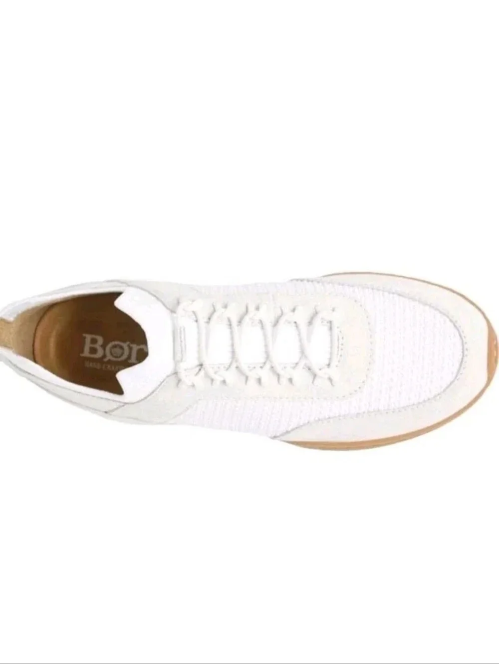 Women's BORN Aire Suede Leather Knit Fabric Casual Sneakers Slip On SZ 9